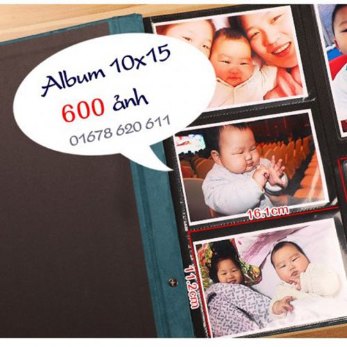 Album 10x15 để 600 ảnh cỡ 10x15 và 9x13, album dạ cao cấp sang trọng