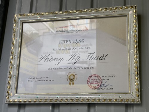 Khung Bằng Khen A4 màu trắng sao