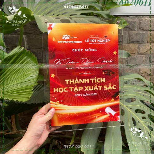 Khung Mica Tràn Trong Suốt Để Bàn – Sang Trọng & Tiện Lợi
