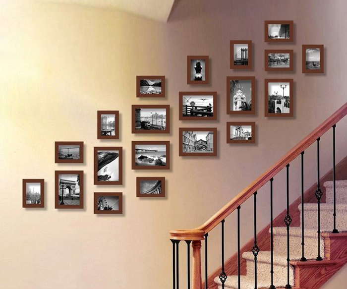 Bộ khung ảnh trang trí cầu thang có thể làm cho cầu thang của bạn trở nên đẹp hơn và sống động hơn. Chúng tôi cung cấp đầy đủ các loại khung ảnh để bạn có thể lựa chọn phù hợp nhất với thiết kế nội thất của ngôi nhà của mình. Vui lòng truy cập trang web của chúng tôi và tìm kiếm bộ khung ảnh phù hợp nhất cho bạn.